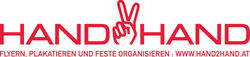 HAND2HAND - Flyern, Plakatieren und Feste organisieren