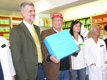Niki Lauda zu Gast in der Lindenapotheke