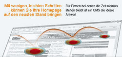 Suchmaschinenoptimierung - Topplatzierungen in SEO - möglich mit suchmaschinenfreundlichen CMS Systemen