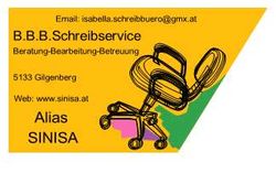 B.B.B. Schreibservice Beratung Bearbeitung Betreuung