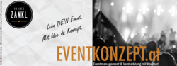 www.eventkonzept.at
Konzepte, Events, Veranstaltungen, PR, Organisation, Vermarktung, Salzburg, Umsetzung, Bayern, Österreich