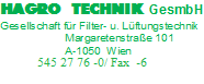 HAGRO TECHNIK Gesellschaft für Filter und Lüftungstechnik GesmbH