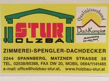 Holzbau Robert Stur e.U. Zimmerei, Spengler, Dachdecker