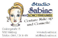 Kosmetik-Studio Sabine Salzburg Conture Make up Temptoos Cosmetic Nageldesign Figurforming und mehr