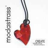 Devoted Heart SWAROVSKI 6121 001 Red Magma (001REDM)