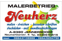 Fassaden, Beschriftungen, Innenmalerei, Bodenbeschichtungen,.... vom Maler Neuherz in Jennersdorf