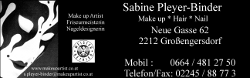 Sabine Pleyer-Binder Make up Artist & Hairstylist