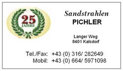 Sadstrahlunternehmen Pichler