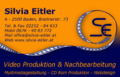 Silvia Eitler Video Produktion & Nachbearbeitung