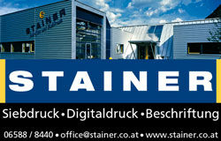 Stainer Schriften & Siebdruck