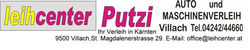 Leihcenter Putzi Auto und Maschinenverleih St. Magdalenderstrasse 29 9500 Villach Tel.04242/44660