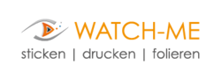 WATCH ME sticken drucken folieren, Werbeagentur, Stickerei, Folierungen, Drucksorten, Textilien, Digitaldrucke, KFZ Folien