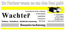 Ihr Spezialist für den Tiefbau - Strassenbau - Asphaltbau - Kabelbau - Leitungsbau - Erdbau - Transporte - Rammung - Durchsoßun