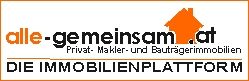 alle-gemeinsam.at - DIE IMMOBILIENPLATTFORM bietet Ihren Kunden vielfältige Möglichkeiten der Immobilienpräsentation, kombiniert