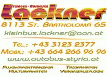 Lackner Mietwagen Busreisen 8113 St. Bartholomä 65