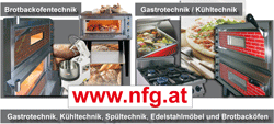 NFG Brotbackofen, Steinbackofen, Pizzaofen, Teigknetmaschine, Knetmaschine