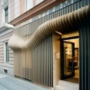 fasade mit drei dimensionaler architektur" (hair) wave