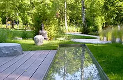 asiatischer Garten, japanischer Garten, Zen Garten, Meditationsgarten
