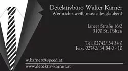 Detektivbüro Walter Karner