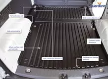 Premium Kofferraumwanne für viele Automodelle