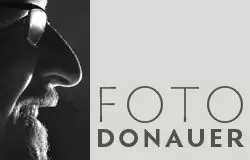 Portrait + Logo von Gerhard Donauer  Foto Donauer