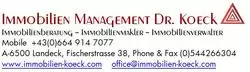 IMMOBILIEN MANAGEMENT DR. KOECK
Immobilienberatung - Immobilienverwaltung - Hausverwaltung -  Immobilienvermittlung