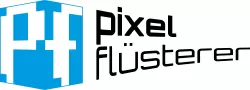 Logo von Pixelflüsterer e.U. – Professionelles Grafikdesign aus Wien.