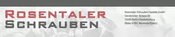 Rosentaler Schrauben, Groß und Einzelhandel, Onlineshop, Edelstahl, Stahl, Titan, Zollschrauben, Metrische Schrauben, Holzschrau