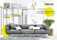 designstark, Online Raumdesign, Raumgestaltung, Innenarchiktur, Flyer mit Couch, Designstark Deal
